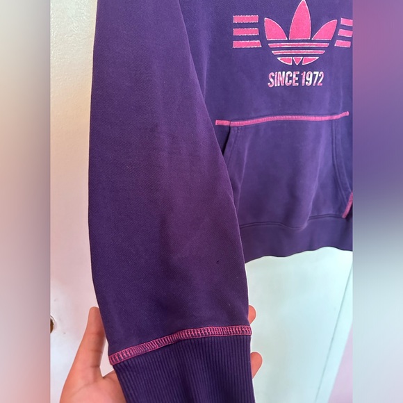 Vintage Purple and Pink Adidas Original Hoodie - Picture 3 of 8